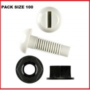 NUMBER-PLATE-SCREWS-AND-NUTS-PLASTIC-100PKT-WHITE-303665029166